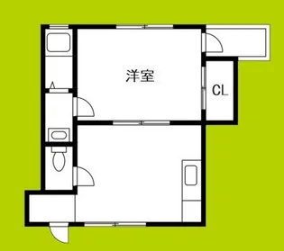 シティハイツ帝塚山【1階】の間取り