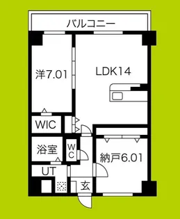 GROOVE上甲子園【4階】の間取り