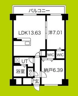 GROOVE上甲子園【5階】の間取り