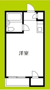 サンビル勝山北【7階】の間取り