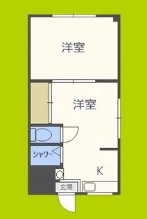 第一長谷ビル【4階】の間取り