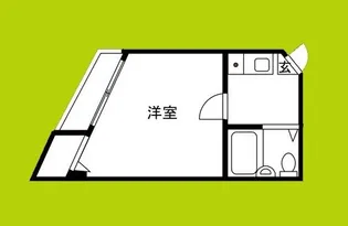富尾マンション放出【3階】の間取り