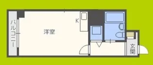 アストロヴィラ松屋町【9階】の間取り