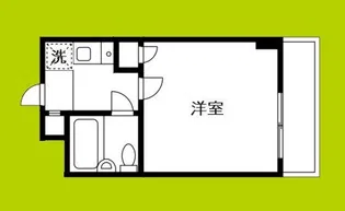マンション輝【7階】の間取り