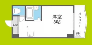 アンヘルム杭全【4階】の間取り