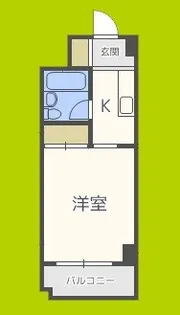 コーポあびこ【4階】の間取り