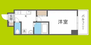 インペリアル靭本町【6階】の間取り