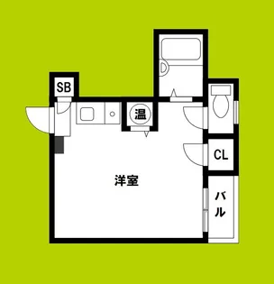 和所マンション中加賀屋【5階】の間取り