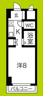 ラ・フォーレ上新庄【2階】の間取り