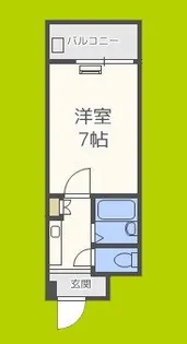 シャルマンJS【6階】の間取り