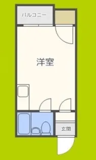 コルベール玉出【4階】の間取り