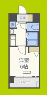 プレサンス東本町【6階】の間取り