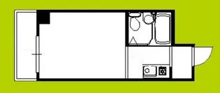 ローズマンション今里【5階】の間取り