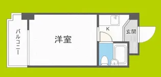 都島セントラルマンション【6階】の間取り