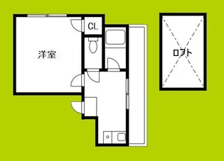 リヴァー住之江【5階】の間取り