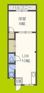 タカイレジデンス【4階】の間取り