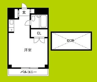 シェトワ北河堀【4階】の間取り