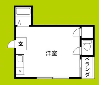 ハピネス加美【5階】の間取り