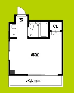 1Rの間取り画像