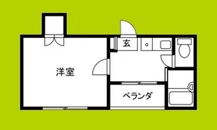 アドヴァン住之江【2階】の間取り