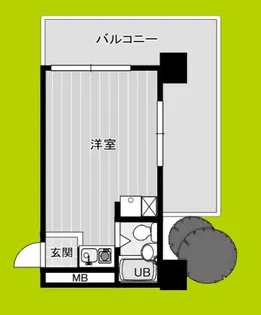 ノバカネイチ与力町【1階】の間取り