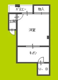 アヴァンス弁天町【4階】の間取り