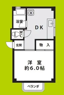 ミスターマンション【2階】の間取り