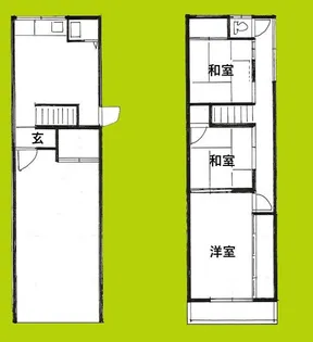 大阪府大阪市淀川区田川北1丁目【一戸建】の間取り