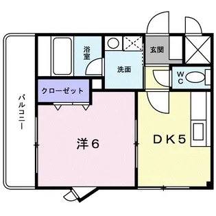 トリニティ−グレース【3階】の間取り