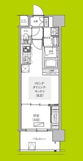 アーバネックス中崎町II【10階】の間取り