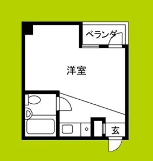 ロイヤル大今里【3階】の間取り