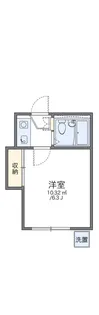 レオパレス新伊丹第2【1階】の間取り
