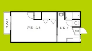 松本ハイツ【2階】の間取り