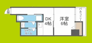 新大阪川島マンション【9階】の間取り