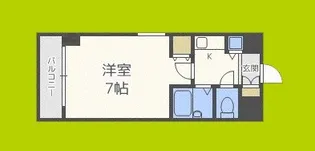 エンブレム都島【7階】の間取り