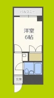 グランドコート新大阪【4階】の間取り