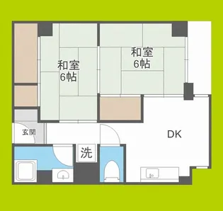 市岡グランドビル 新館【2階】の間取り