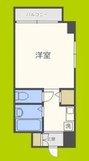 シャネル新大阪【6階】の間取り