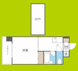 FIVETWO【8階】の間取り