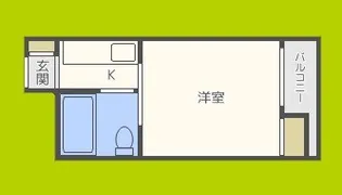 1Kの間取り画像