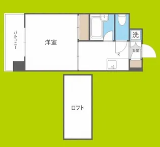 Five Two【8階】の間取り