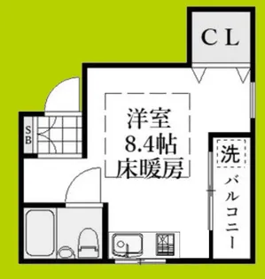 土井マンション【2階】の間取り