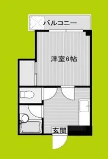 クリーンハイツ【4階】の間取り