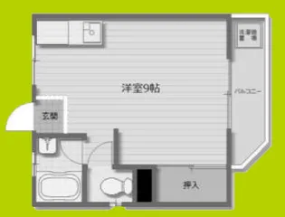 マンション幸樹荘【3階】の間取り
