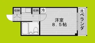 ハイツ今井【4階】の間取り