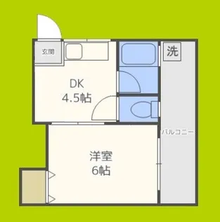リアライズ上新庄豊新【6階】の間取り