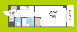プロムナード都島【8階】の間取り