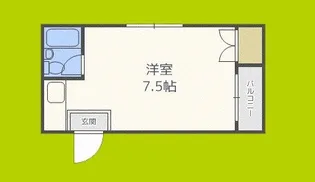 オズハイツ中川【2階】の間取り