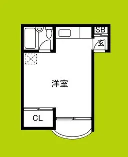 流町マンション【3階】の間取り