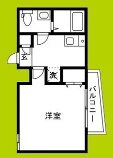 CEREZO難波西【1階】の間取り